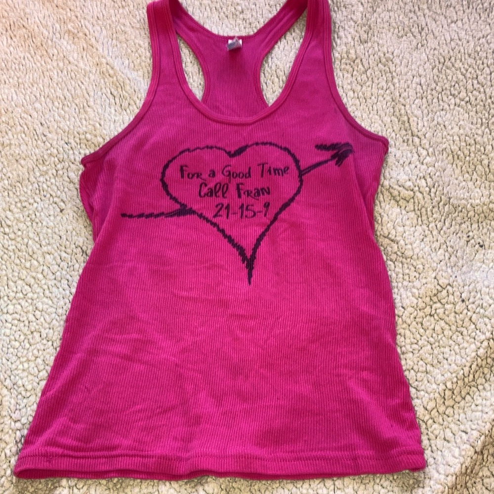 Pink y2k tank top